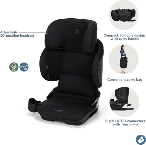 Maxi-Cosi Tanza Belt-Positioning Booster Car Seat with Back, Foldable Car Seat, Sea Shadow in Saudi Arabia