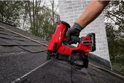 2909-21 Suitable for Milwaukee M18 FUEL 18V Cordless Li-Ion Coil Roofing Nailer Kit,Nailers & Staplers in Saudi Arabia