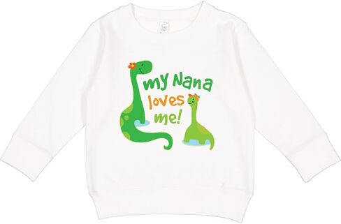 inktastic My Nana Loves Me Grandson Toddler Sweatshirt in Saudi Arabia