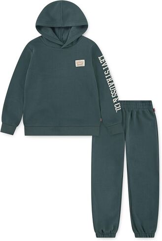 Levi's unisex-baby Hoodie and Jogger Pants 2-piece Outfit Set in Saudi Arabia