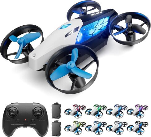 2-in-1 Drones for Kids 8-12 with 7+2 Light Modes,5 Flying Postures,Mini Drone for Age 14 Boys Small Micro Indoor Nano RC Remote Control Quadcopter with Land Mode,Auto rotation,Circle Fly,Altitude Hold in Saudi Arabia