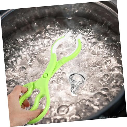 BESPORTBLE 2Pcs Non Slip Feeding Bottle Tongs Scald Clip Tool for Nursing Ergonomic Handle for Hot Dishes Bottles Easy to Clean Store in Saudi Arabia