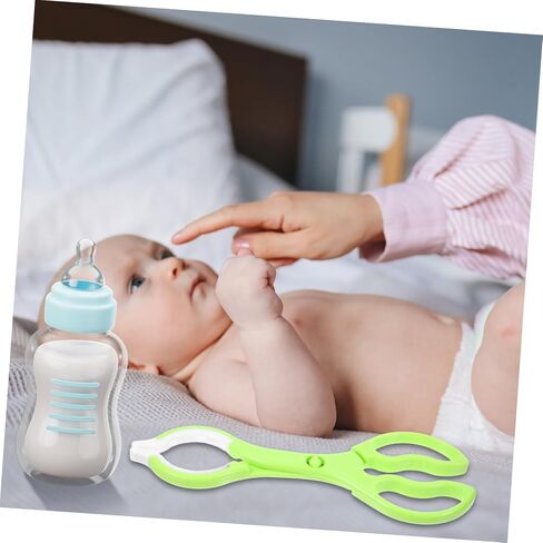 Yardwe 2Pcs Slip Bottle Clamp Tool Heavy Duty Pacifier Tong with Convex Point Design for Easy Handling Convenient and Clean Feeding Essentials in Saudi Arabia