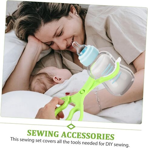 MERRYHAPY 2Pcs Non Slip Portable Milk Bottle Tongs Skid Bottle Clamp for Easy Feeding Convenient Essentials in Saudi Arabia