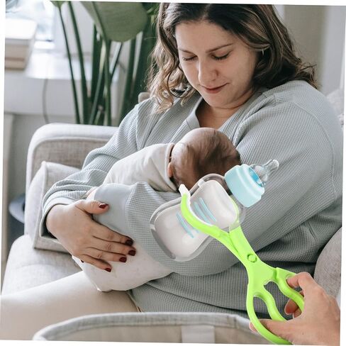 MERRYHAPY 2Pcs Non Slip Portable Milk Bottle Tongs Skid Bottle Clamp for Easy Feeding Convenient Essentials in Saudi Arabia