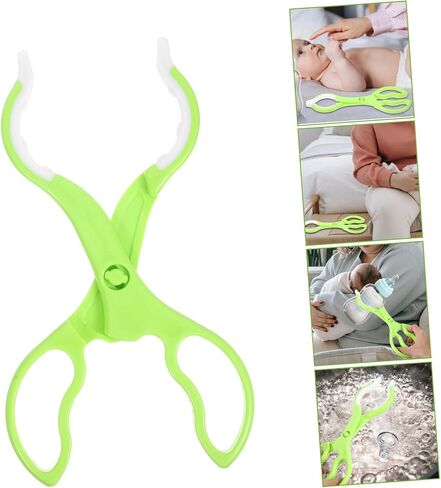 VANZACK 2Pcs Bottle Tongs Non Slip Feeder Clamp for Easy Cleaning and Safe Handling of Milk Bottles Comfortable Ergonomic Design for Home Use in Saudi Arabia