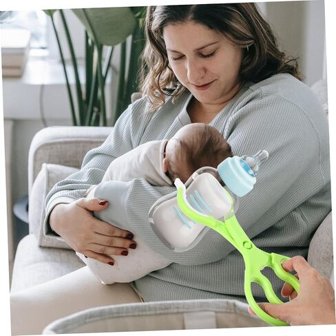 VANZACK 2Pcs Bottle Tongs Non Slip Feeder Clamp for Easy Cleaning and Safe Handling of Milk Bottles Comfortable Ergonomic Design for Home Use in Saudi Arabia