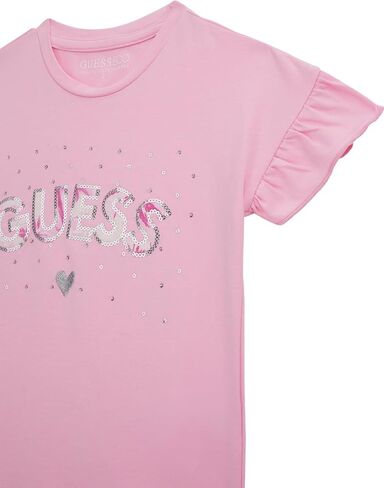 GUESS baby-girls Eco Short Sleeve T-shirt and Active Shorts Set in Saudi Arabia