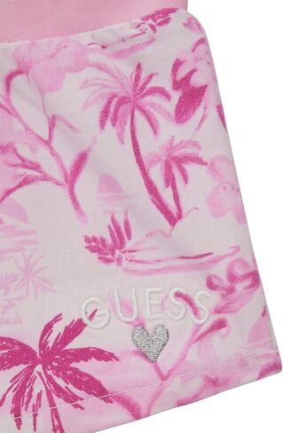 GUESS baby-girls Eco Short Sleeve T-shirt and Active Shorts Set in Saudi Arabia