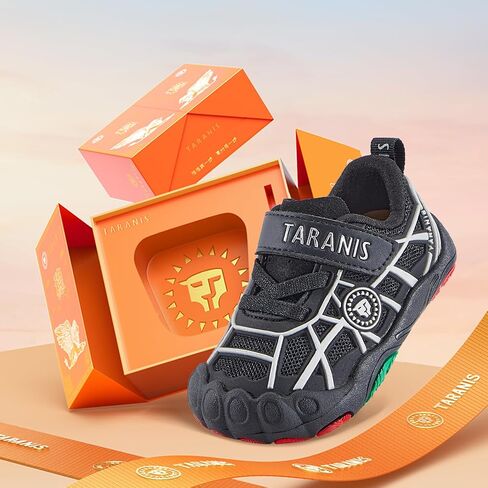 TARANIS 1•1•Shoes MAX حذاء طفل صغير للأولاد والبنات حذاء رياضي بمقدمة واسعة ومضاد للانزلاق حذاء حافي القدمين in Saudi Arabia