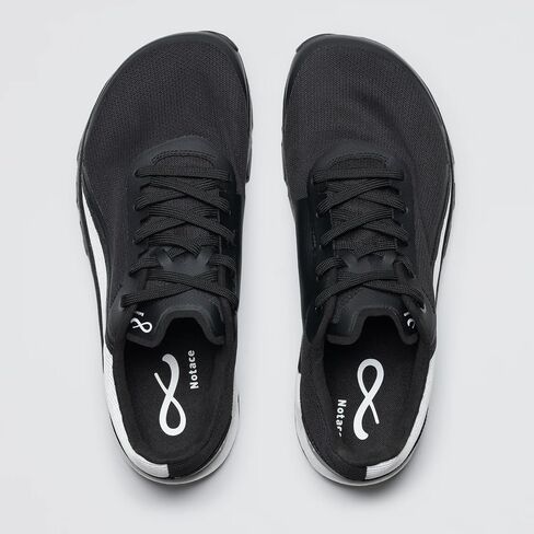 Womens Lightweight Flexible Trail Running Shoes – Minimalist Zero Drop Trainers with Wide Toe Box – Japanese Inspired Athletic Sneakers Black in Saudi Arabia