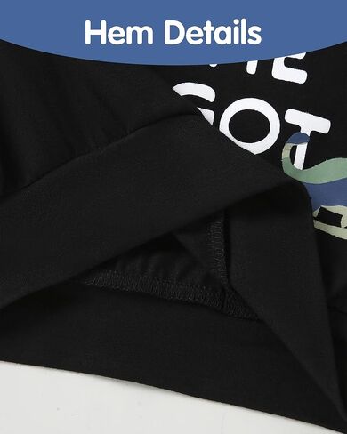 WESIDOM Toddler Boy Clothes,Long Sleeve Printing Hoodie+Jeans Pants Toddlers Boys Outfits Set 1-6Y Kids Clothing in Kuwait