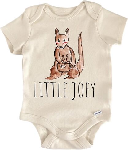بدلة أطفال من Little Joey Joseph Joe Kangaroo - ملابس مضحكة للرضع، ملابس أطفال قطنية للجنسين، أكمام قصيرة ناعمة in Kuwait