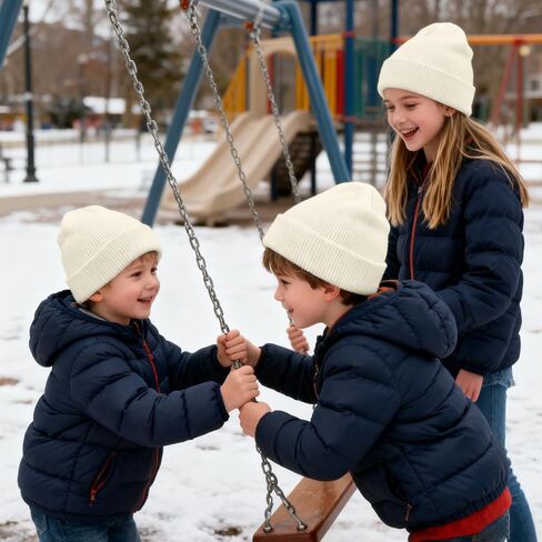 ZOORON Toddler Beanie Baby Kids Beanies Warm Winter Hat Knit Skull Cap for Boys & Girls Soft Children Infant Hat in Saudi Arabia