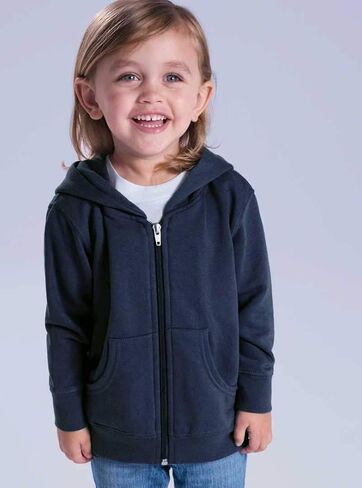 RABBIT SKINS Toddler Full-Zip Fleece Hooded Sweatshirt (3346) in Saudi Arabia
