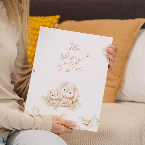 Baby Memory Book, modern for boy or girl, includes 15 stickers, Baby Book Keepsake, minimalist milestone journal from birth to age 5, Baby Book to record special moments, Baby Books in Saudi Arabia