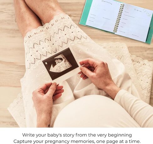 Little You - كتاب ذكريات الطفل ومجلة الحمل (120 صفحة) - حديثي الولادة حتى 5 سنوات - صندوق هدايا مغناطيسي + جيوب للصور + رسالة تفتح عند 21 - ألبوم تذكار للأولاد والبنات in Saudi Arabia