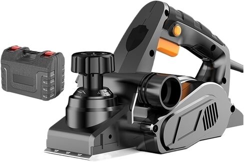 Portable Electric Planer for Woodworking, Household Small Multifunctional Wood Planer (A+3blades+flip Stand) in Saudi Arabia