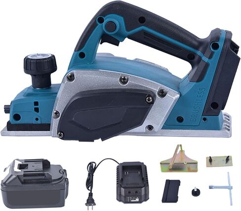 Cordless Electric Hand Planer,Cutting Tool Milling Engraving Power Wood Planer for Woodworking and Home DIY Blades Edge Guide in Saudi Arabia