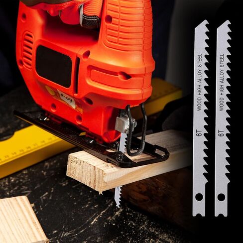 14 PCS U-Shank Jig Saw Blade Set, Jigsaw Blades for Wood Plastic Metal Cutting Fit Vast Majority U Shank Jigsaws Jigsaw Blades Set Includes 6T 8T 10T 14T 18T 24T 32T with Storage Case in Saudi Arabia