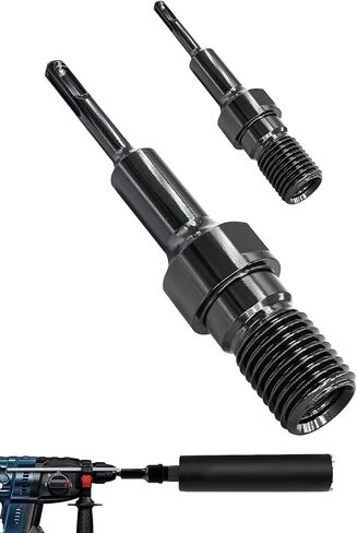 Converter for Concrete Core Bit Set, 1 Pcs 1-1/4"-7 UNC Male Thread to SDS Plus Core Drill Bit Adapter, 1 Pcs 5/8"-11 Male Thread to SDS Plus Arbor Core Drill Bit Adapter in Saudi Arabia