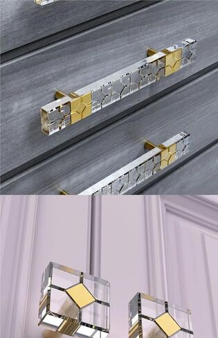 2Pcs Cabinet Door Knobs Handles Modern Wardrobe Door Cabinet Drawer Knobs(S) in Saudi Arabia