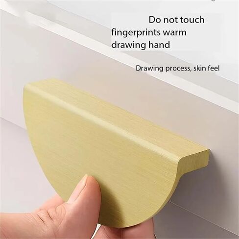 4pcs Door Handle Modern Minimalist Sliding Drawer Cabinet Door Drawer Handle Furniture(Red) in Saudi Arabia