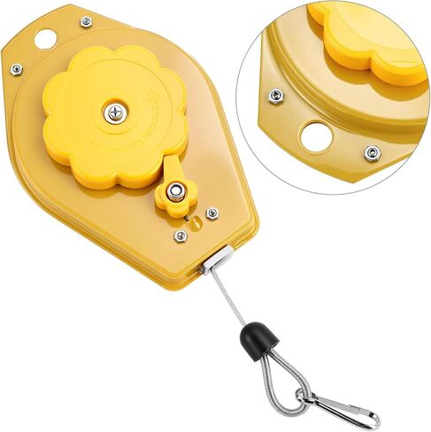 QWORK Spring Balancer, 1.5-3 kg Capacity, 4 Pack Retractable Tool Holder for Assembly-Line Applications in Saudi Arabia