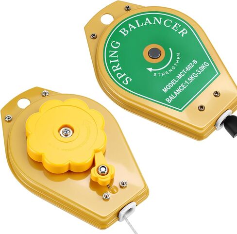 QWORK Spring Balancer, 1.5-3 kg Capacity, 4 Pack Retractable Tool Holder for Assembly-Line Applications in Saudi Arabia
