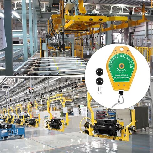QWORK Spring Balancer, 1.5-3 kg Capacity, 4 Pack Retractable Tool Holder for Assembly-Line Applications in Saudi Arabia
