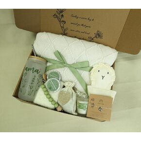 New Mom Gift for Women – Postpartum Care Package After Birth, Pregnancy Gifts for Expecting, Mom to Be , First Time Mothers Day Gift (Grey Green) in Saudi Arabia