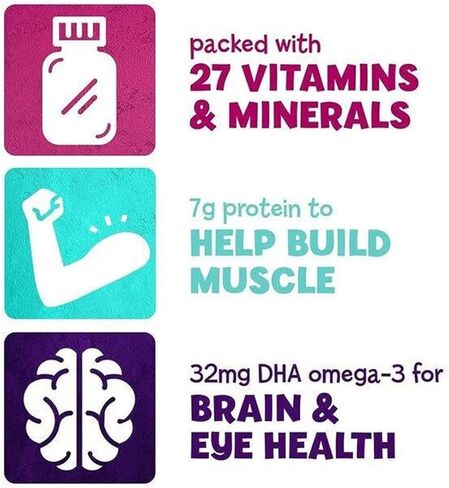 PediaSure Grow & Gain Nutrition Shake للأطفال، مجموعة متنوعة من مخفوقات دعم المناعة - 8 زجاجات أونصة سائلة - من Obanic (18 عبوة) in Saudi Arabia