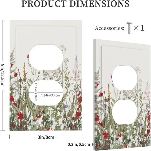 Decorative Switch Plate Covers Colorful Whales Cartoon Fish Sea Animals Underwater 1 Gang Light Switch Cover Plate Blank Wall Plate Cover Switchplate Electrical Faceplate for Nursery Decor in Saudi Arabia