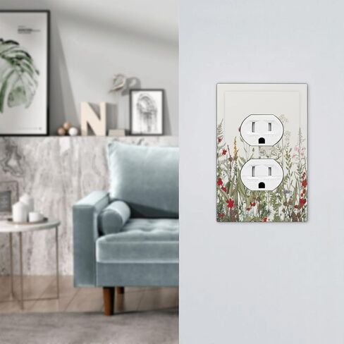 Decorative Switch Plate Covers Colorful Whales Cartoon Fish Sea Animals Underwater 1 Gang Light Switch Cover Plate Blank Wall Plate Cover Switchplate Electrical Faceplate for Nursery Decor in Saudi Arabia
