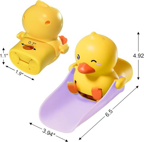 موسع صنبور Skyroku Duck-Tastic للأطفال الصغار - متعة ركل الساقين! موسع حوض مقاوم للرذاذ وسهل التركيب للأطفال in Kuwait