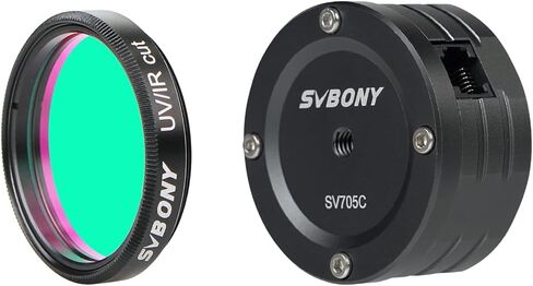 كاميرا تلسكوب SVBONY SV705C، كاميرا فلك بمستشعر IMX585 مع فلتر USB 3.0 و1.25 بوصة للأشعة فوق البنفسجية والأشعة تحت الحمراء in Saudi Arabia