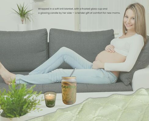 New Mom Gift for Women – Postpartum Care Package After Birth, Pregnancy Gifts for Expecting, Mom to Be , First Time Mothers Day Gift (Grey Green) in Saudi Arabia