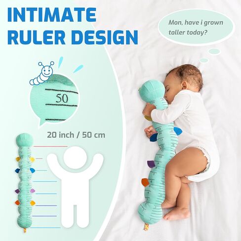 Sumobaby Infant Baby Musical Stuffed Animal Activity Soft Toys with Multi-Sensory Crinkle, Rattle and Textures, for Tummy Time Newborn 0-3-6-12 Months Boys, Girls, Caterpillar in Kuwait
