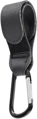 PandaEar 3 Pack Universal Stroller Hooks for Bags, Heavy Duty Stroller Organizer Hooks for Shopping Bags, Purses, Baby Bags, Adjustable Stroller Accessories(Black) in Saudi Arabia