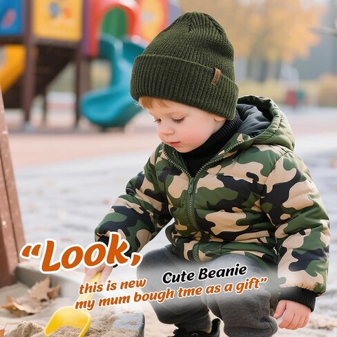 Infant Toddler Beanie Kint Hat Baby Boys Girls Beanies Kids Winter Hats Knit Children Warm Hat Caps in Saudi Arabia