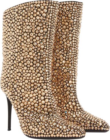 Giuseppe Zanotti Meriisa Sparkle Boots Fabric in Saudi Arabia