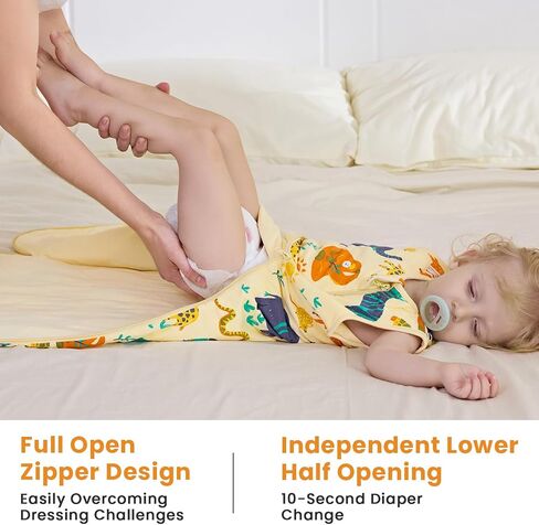 Bamboo Viscose Sleep Sack for Babies and Toddlers 1.0 Tog Wearable Blanket 2-Way Zipper Baby Shower Gifts in Saudi Arabia