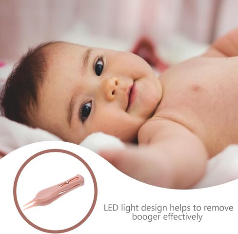 DECHOUS Booger Cleaning Clip Pink Nose Cleaning Tweezer for Durable and Easy to Clean Essential Newborn Care Tool in Kuwait