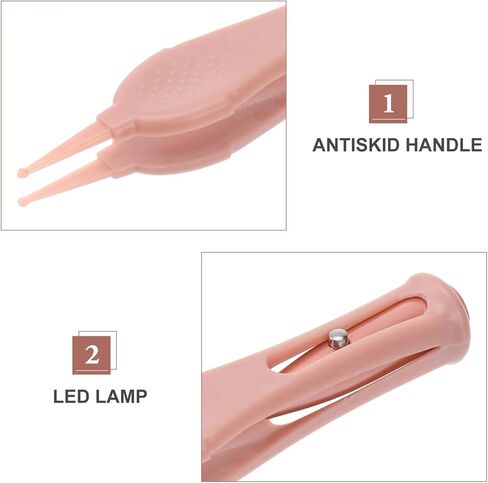 DECHOUS Booger Cleaning Clip Pink Nose Cleaning Tweezer for Durable and Easy to Clean Essential Newborn Care Tool in Kuwait