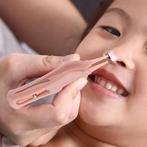 DECHOUS Booger Cleaning Clip Pink Nose Cleaning Tweezer for Durable and Easy to Clean Essential Newborn Care Tool in Kuwait