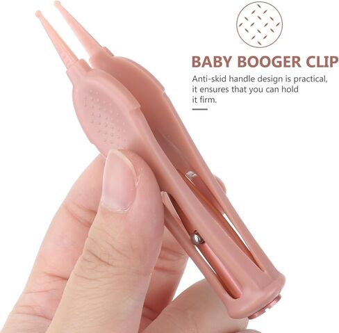 DECHOUS Booger Cleaning Clip Pink Nose Cleaning Tweezer for Durable and Easy to Clean Essential Newborn Care Tool in Kuwait