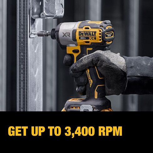 DEWALT 20V Impact Driver and Hammer Drill Cordless Power Tool Combo Kit, Includes 2 x 4ah POWERPACK ™ Batteries and a Charger, 20V MAX*XR® (DCK250QQ2) in Saudi Arabia