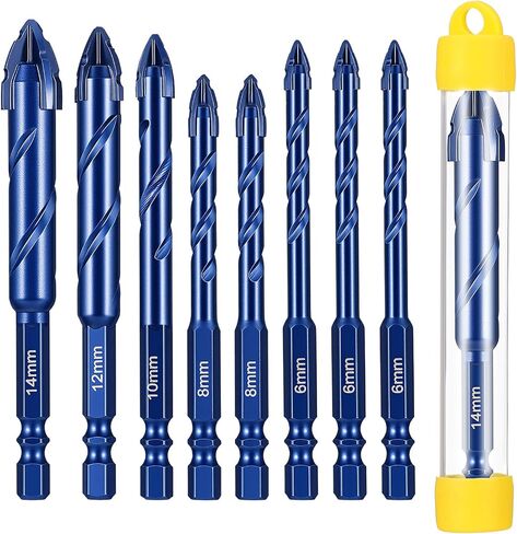 Serrated Masonry Drill Bit Set Serrated Masonry DrilMagnetic Phillips Head Drill & Screwdriver Bits Shank for Impact Drivers, Professional & DIY Use for Concrete Tile Glass Brick Ceramic Plastic Wood in Saudi Arabia