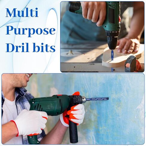 Serrated Masonry Drill Bit Set Serrated Masonry DrilMagnetic Phillips Head Drill & Screwdriver Bits Shank for Impact Drivers, Professional & DIY Use for Concrete Tile Glass Brick Ceramic Plastic Wood in Saudi Arabia