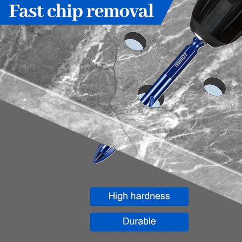Serrated Masonry Drill Bit Set Serrated Masonry DrilMagnetic Phillips Head Drill & Screwdriver Bits Shank for Impact Drivers, Professional & DIY Use for Concrete Tile Glass Brick Ceramic Plastic Wood in Saudi Arabia